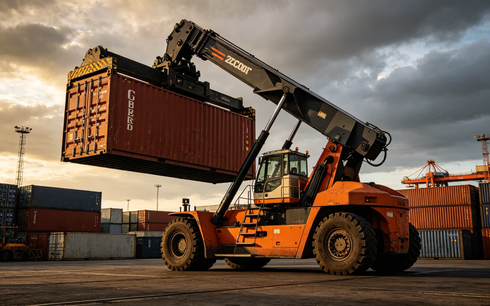 Heavy Duty Forklift Series Now Available Up To 30 Tons